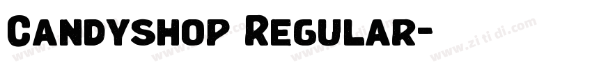 Candyshop Regular字体转换